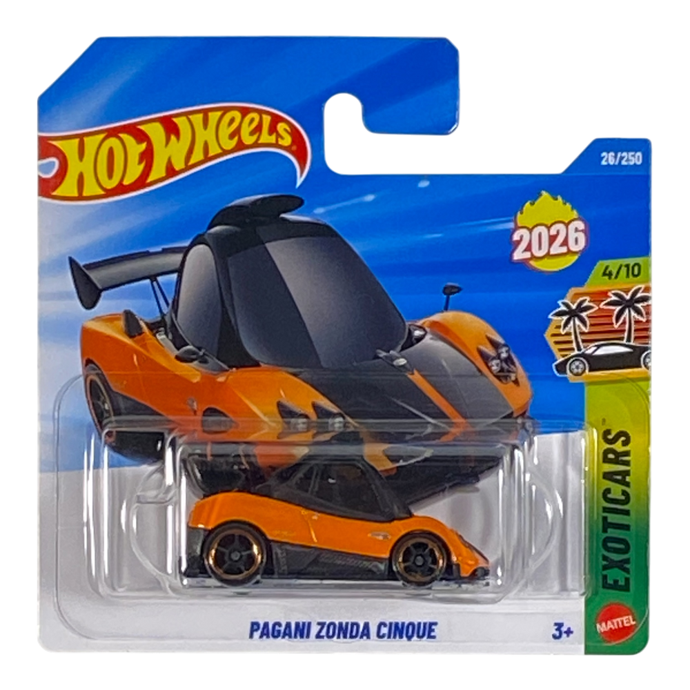 Collectors World Toys Hot Wheels Pagani Zonda Cinque | Exoticars Series 4/10