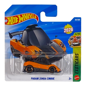 Collectors World Toys Hot Wheels Pagani Zonda Cinque | Exoticars Series 4/10