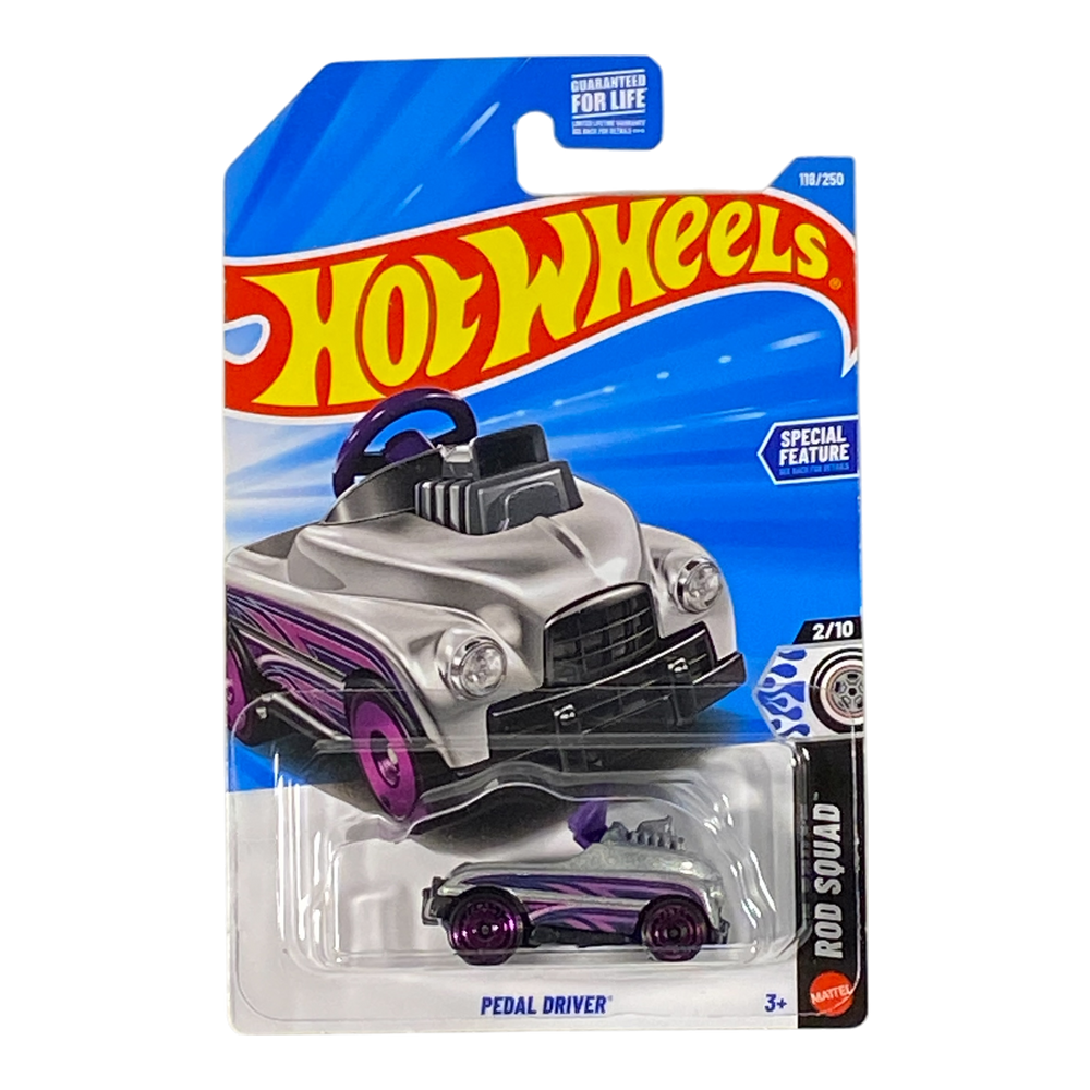 Collectors World Toys Hot Wheels Pedal Driver | Rod Squad Series 2/10