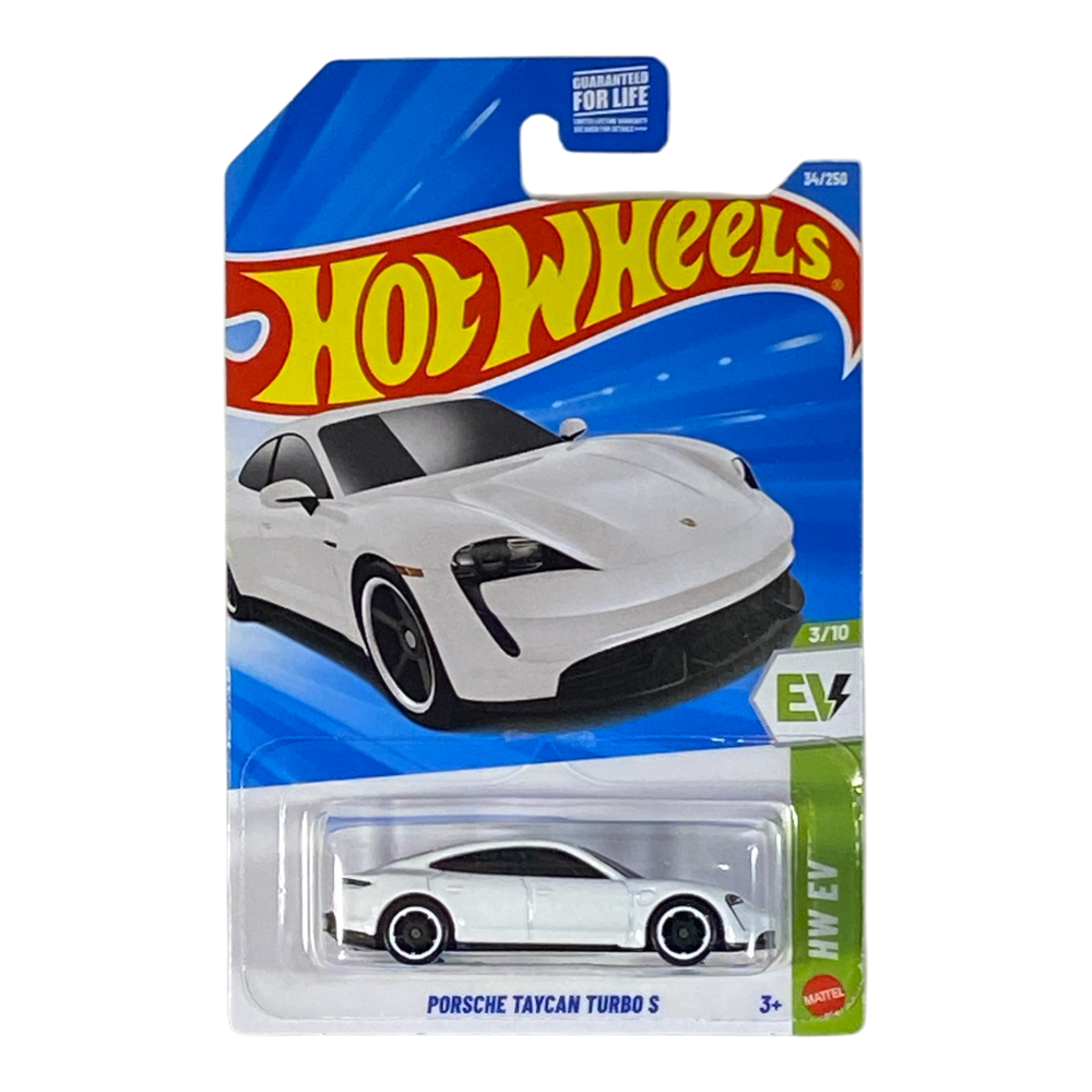 Collectors World Toys Hot Wheels Porsche Taycan Turbo S - HW EV Series 3/10