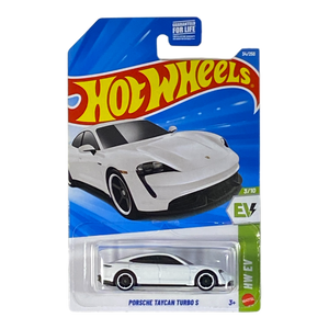 Collectors World Toys Hot Wheels Porsche Taycan Turbo S - HW EV Series 3/10