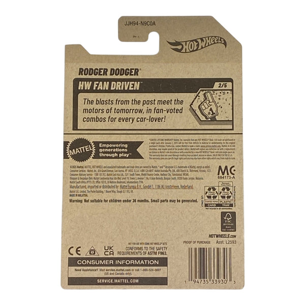 Hot Wheels Rodger Dodger - HW Fan Driver Series 2/5