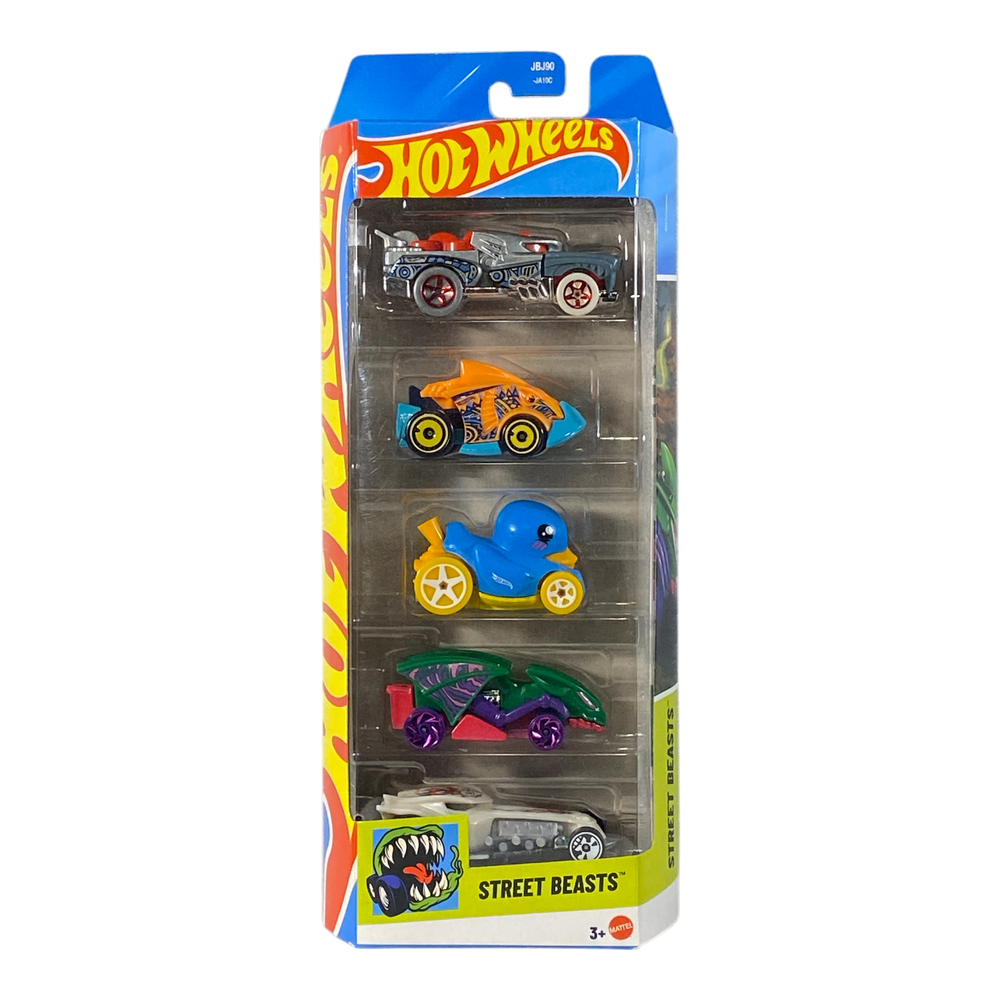 Collectors World Toys Hot Wheels 5 Pack Set | Street Beasts