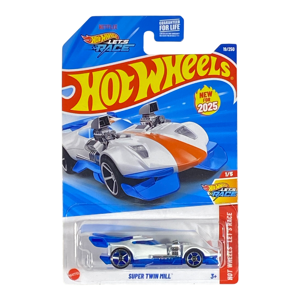 Collectors World Toys Hot Wheels Super Twin Mill | Let's Race Series 1/5