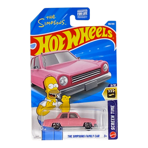 Collectors World Toys Hot Wheels Simpsons Family Car | Screen Time Series 3/10