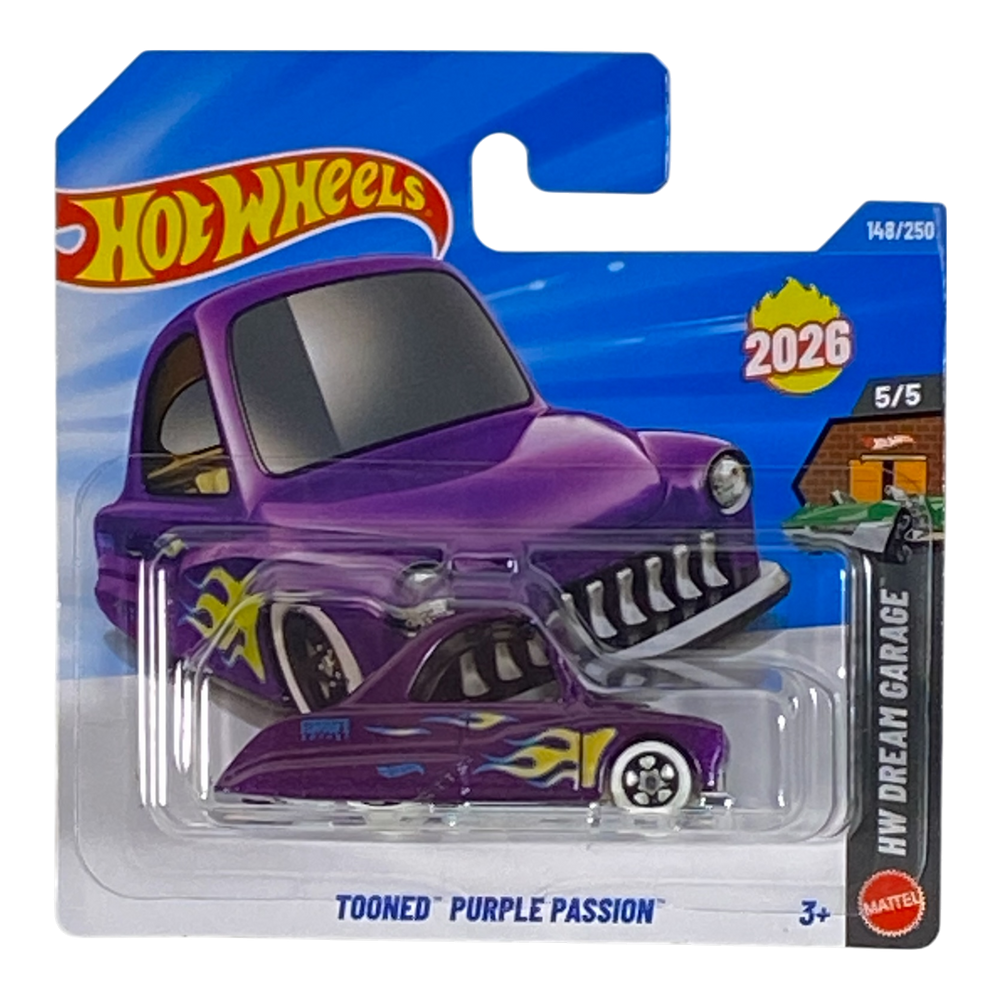 Collectors World Toys Hot Wheels Tooned Purple Passion | HW Dream Garage Series 5/5