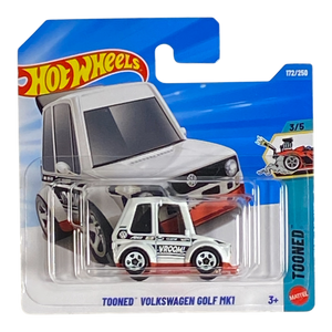 Collectors World Toys Hot Wheels Tooned Volkswagen Golf MK1 | Tooned Series 3/5