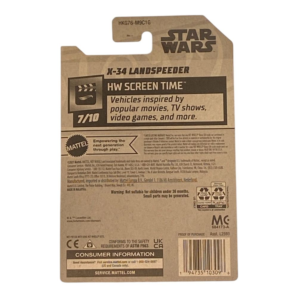 Hot Wheels X-34 Landspeeder - HW Screen Time Series 7/10