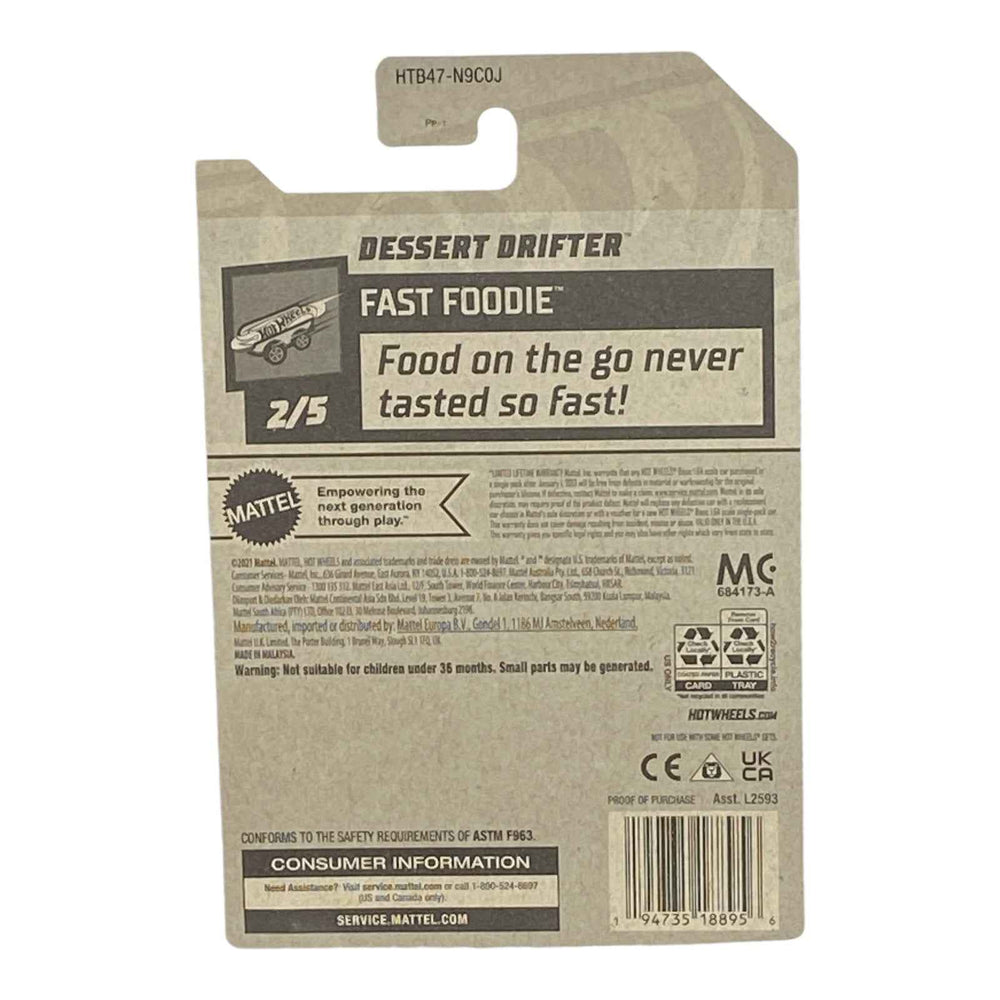 Collectors World Toys Hot Wheels Dessert Drifter | Fast Foodie Series 2/5