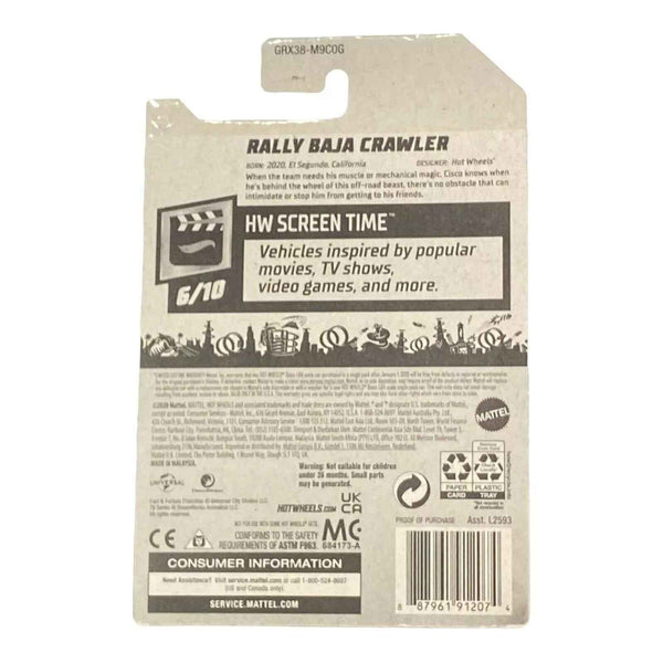 Hot Wheels Rally Baja Crawler - Fast & Furious Spy Racers - Screen Time Series