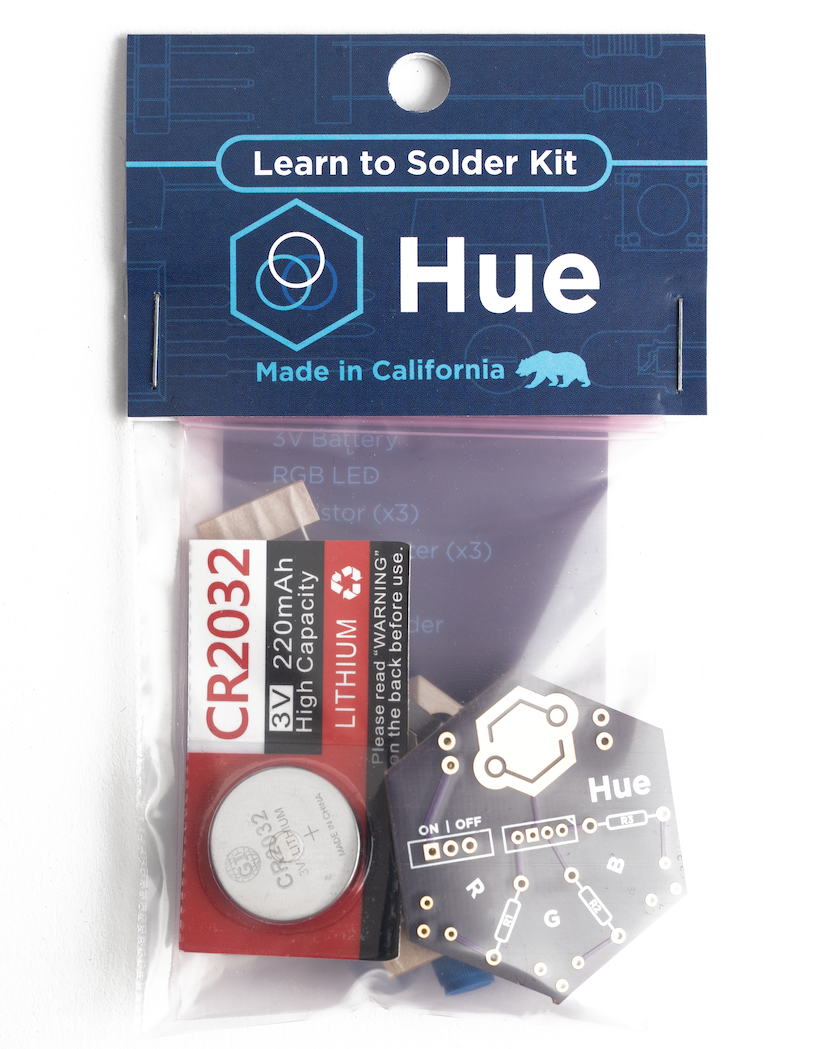 Learn to Solder Kit: Hue - Echo Six Hobbies
