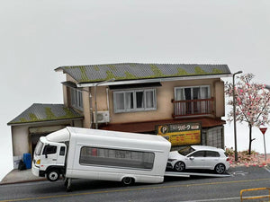 Unique Model Hino 500 HINO Ranger 5th Generation Outriggers WHITE 1:64