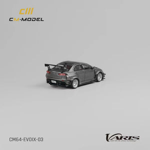 CM Model Mitsubishi Lancer Evolution X Varis Wide Body Gray 1:64 CM64-EVOX-03