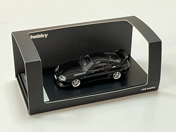 123 Hobby Toyota Supra JZA80Z in Black 1:64