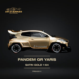 Pop Race Toyota Yaris Pandem GR Satin Gold 1:64 PR6400041