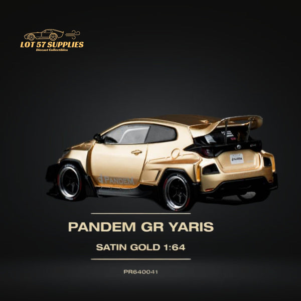 Pop Race Toyota Yaris Pandem GR Satin Gold 1:64 PR6400041