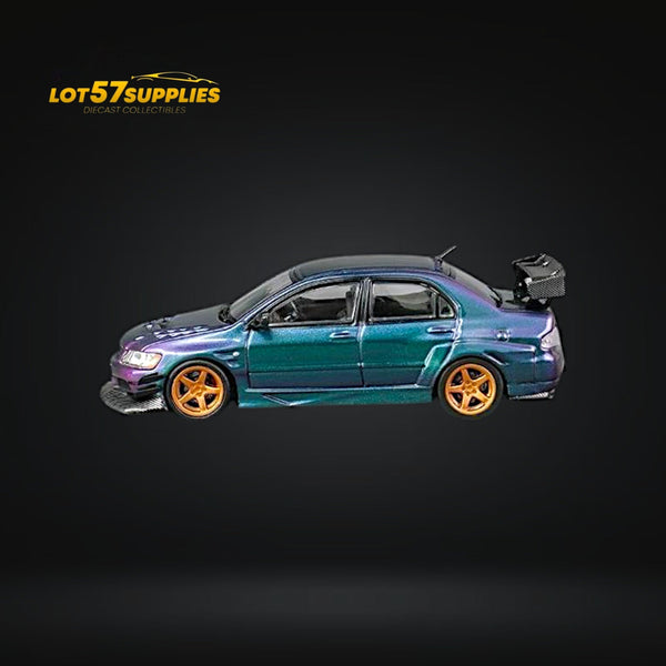 CM Model Mitsubishi Lancer Evolution IX Widebody Chameleon 1:64 CM64-EVOIX-21