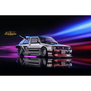 Liberty64 Volkswagen VW KS MK2 Widebody Silver Chrome 1:64