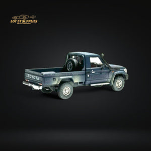 HobbyFans Toyota Land Cruiser 70 Series Blue Dirt Version 1:64