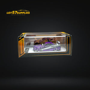 Error404 X LOT 57 Exclusive RYOHE's Skyline R34 "GIFTED" Resin 1:64