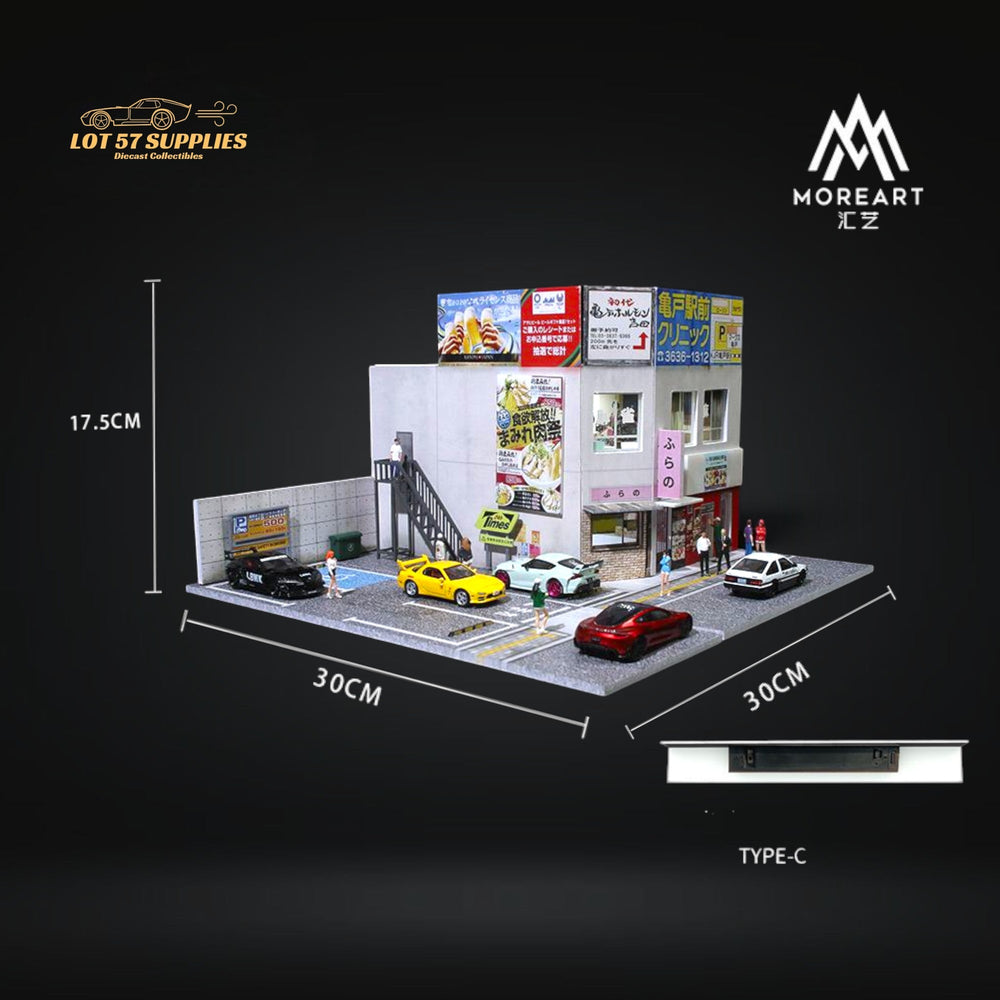 (Pre-Order) MoreArt Japanese Commercial Building Diorama 1:64