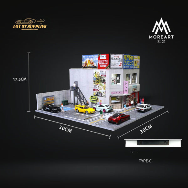 (Pre-Order) MoreArt Japanese Commercial Building Diorama 1:64