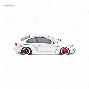 FLAME BMW M3 E46 Widebody Pandem in Pearlescent White Resin 1:64