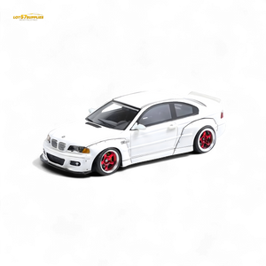 FLAME BMW M3 E46 Widebody Pandem in Pearlescent White Resin 1:64