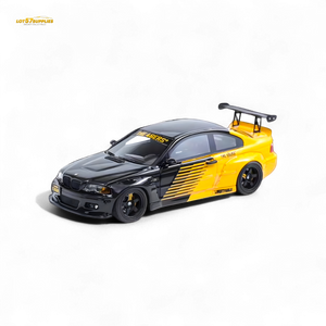 FLAME BMW M3 E46 Widebody Pandem in Black & Yellow Resin 1:64
