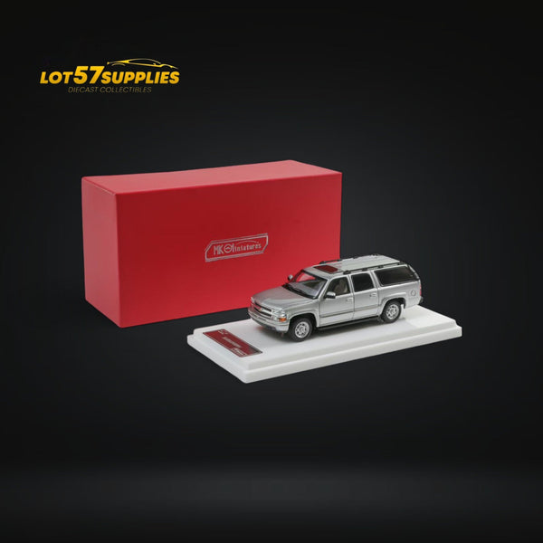 MK Miniatures Chevrolet Suburban in Silver 1:64