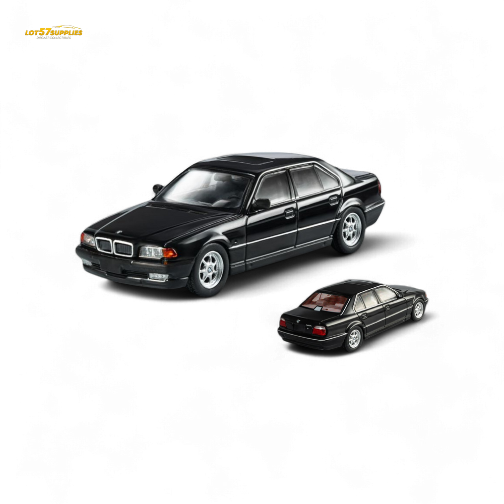 DCM BMW E38 740iL 7-Series in Black 1:64