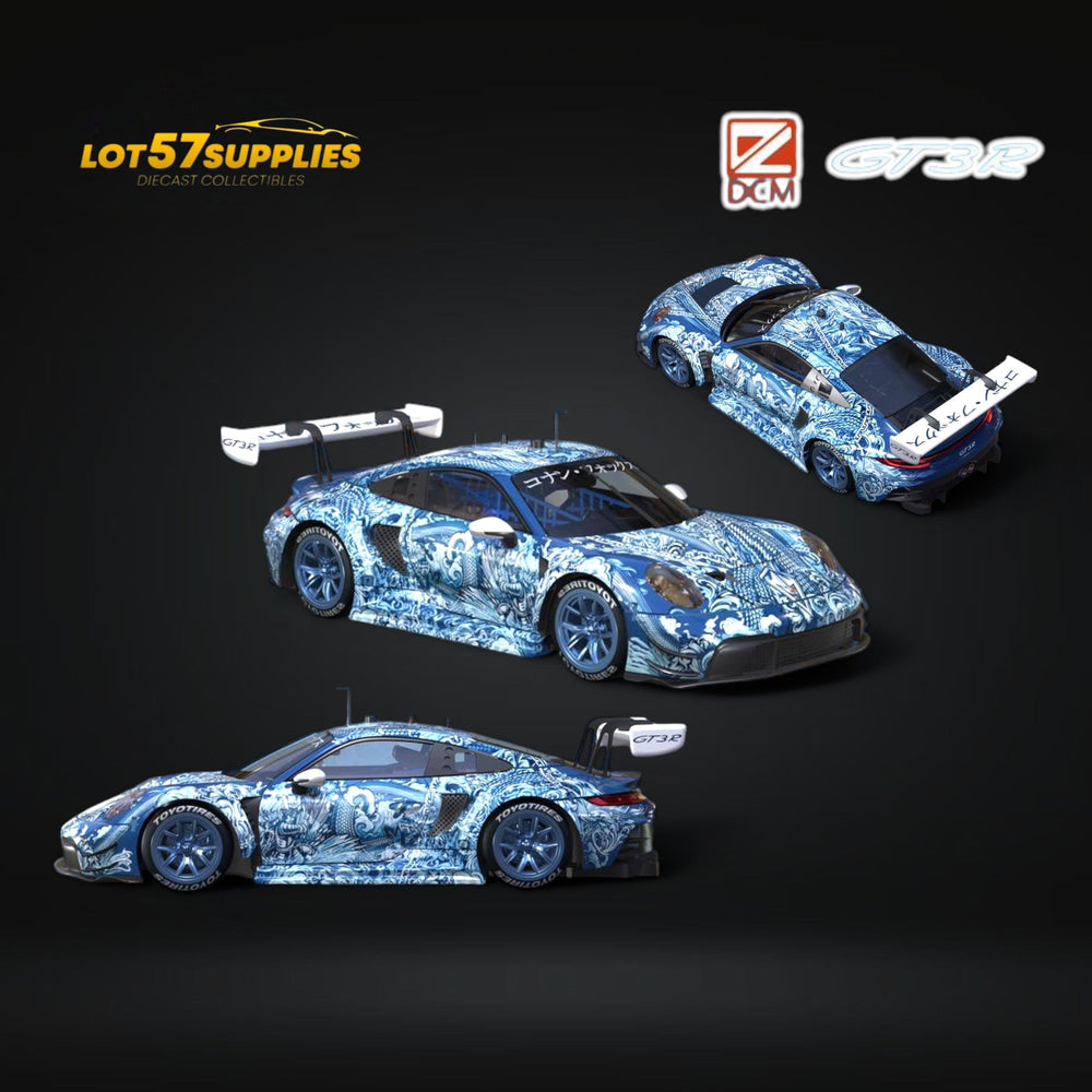 (Pre-Order) DCM Porsche 911 GT3 R Green Ocean 1:64