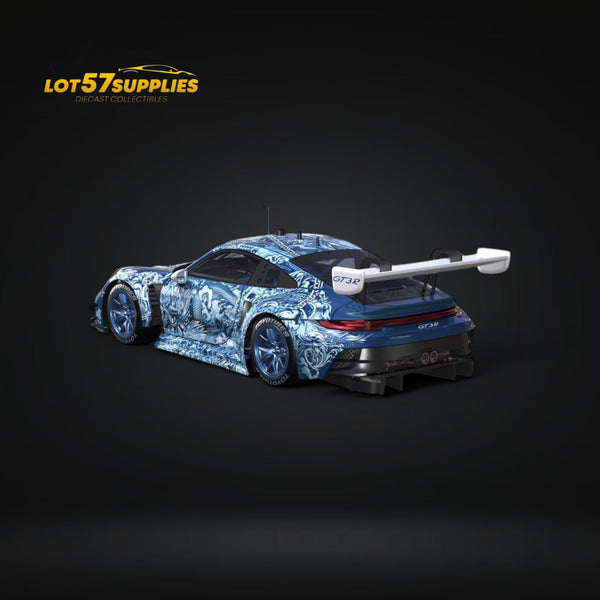 (Pre-Order) DCM Porsche 911 GT3 R Green Ocean 1:64