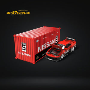 (Pre-Order) SUPCAR Silvia S15 Advan LBWK Livery w/ Container 1:64