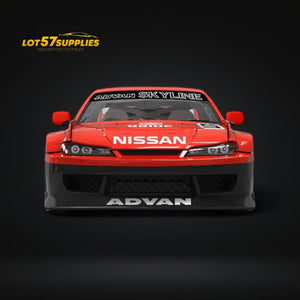 (Pre-Order) SUPCAR Silvia S15 Advan LBWK Livery w/ Container 1:64