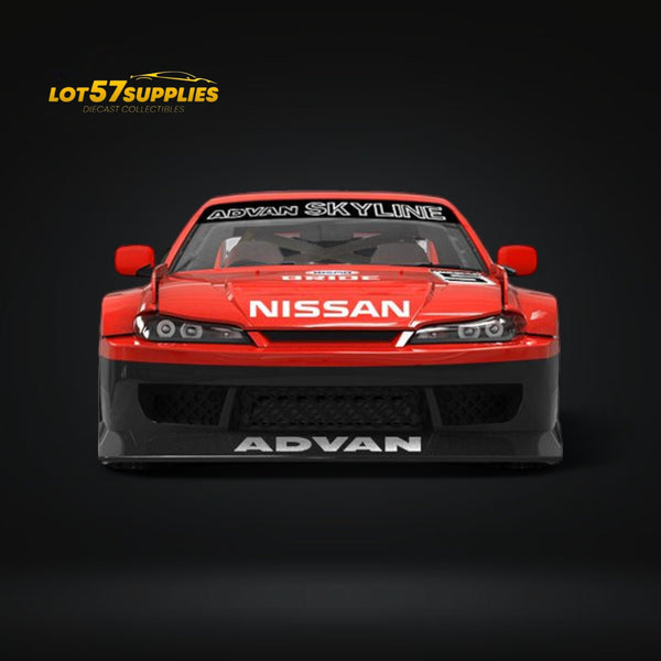 (Pre-Order) SUPCAR Silvia S15 Advan LBWK Livery w/ Container 1:64