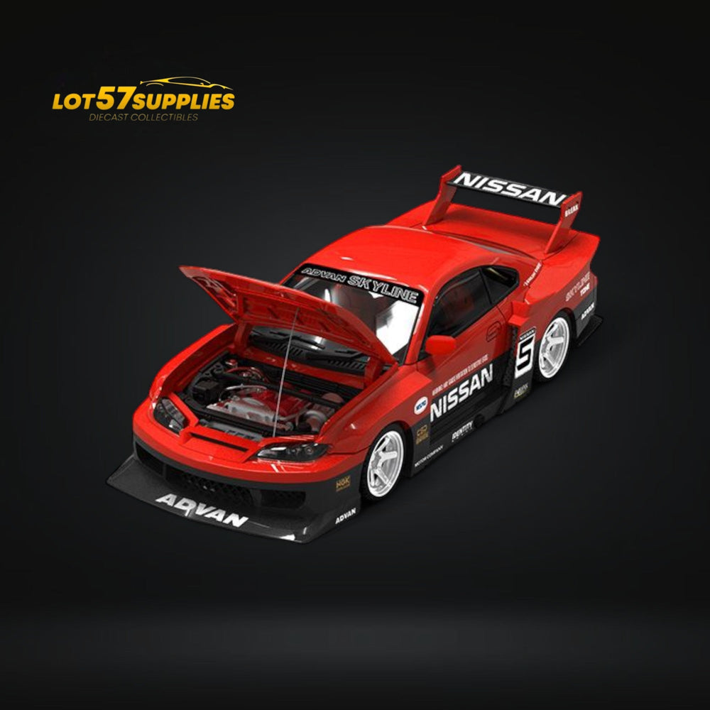 (Pre-Order) SUPCAR Silvia S15 Advan LBWK Livery 1:64