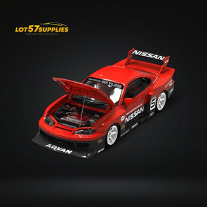 (Pre-Order) SUPCAR Silvia S15 Advan LBWK Livery 1:64