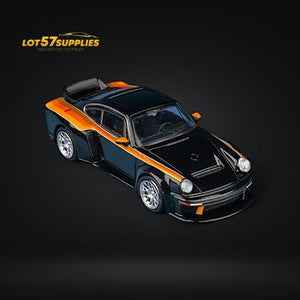 (Pre-Order) Findclassically Singer DLS Turbo Low Tail Black Pearl Road Version 1:64