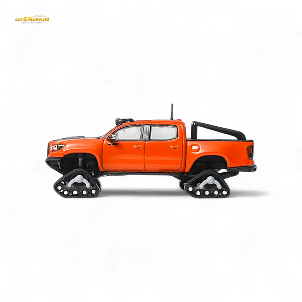 GCD Toyota TACOMA in Orange Red & 3PMSF Tires 1:64