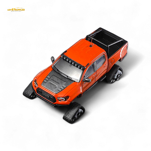 GCD Toyota TACOMA in Orange Red & 3PMSF Tires 1:64