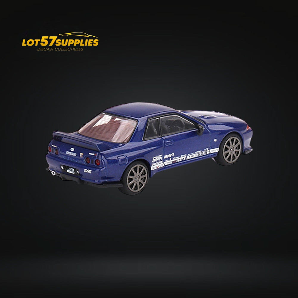 Mini-GT Nissan Skyline GT-R Top Secret VR32 Metallic Blue #589 1:64 MGT00589