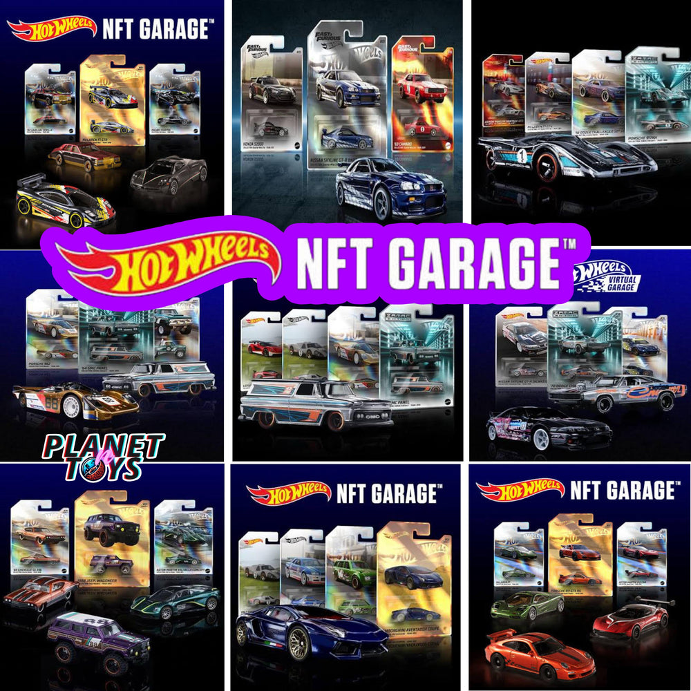 Planet N Toys Hot Wheels NFT Garage Assorted 1:64