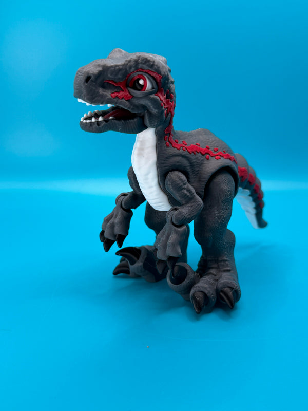Articulated Velociraptor Dinosaur Fidget Desk Toy | Stlflix | Blue | Raptor - Echo Six Hobbies