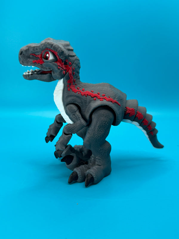 Articulated Velociraptor Dinosaur Fidget Desk Toy | Stlflix | Blue | Raptor - Echo Six Hobbies
