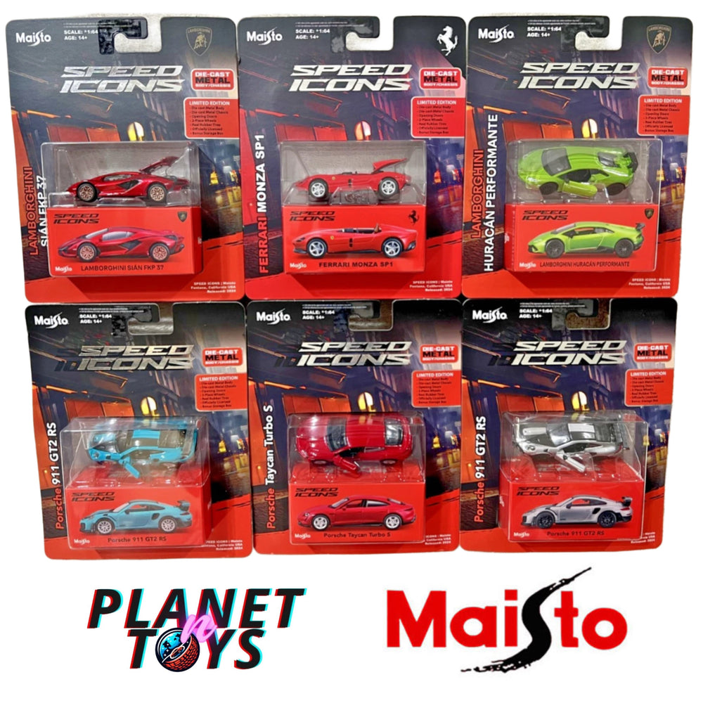 Planet N Toys Maisto 1:64 Speed Icons Assorted Models 2025