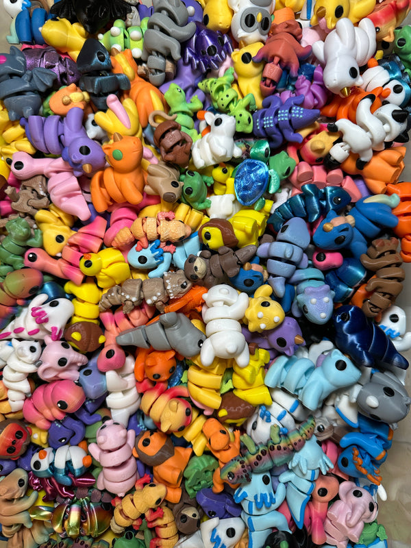 Blind Pack of 3D Printed Mini Animals
