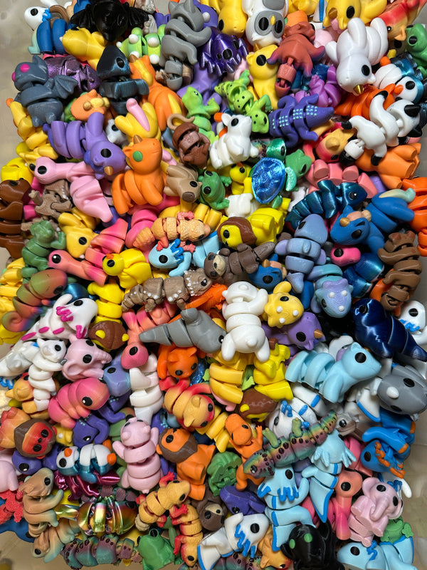 Blind Pack of 3D Printed Mini Animals