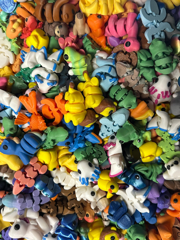 Blind Pack of 3D Printed Mini Animals