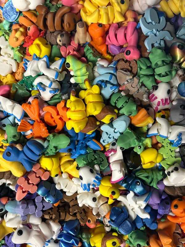 Blind Pack of 3D Printed Mini Animals